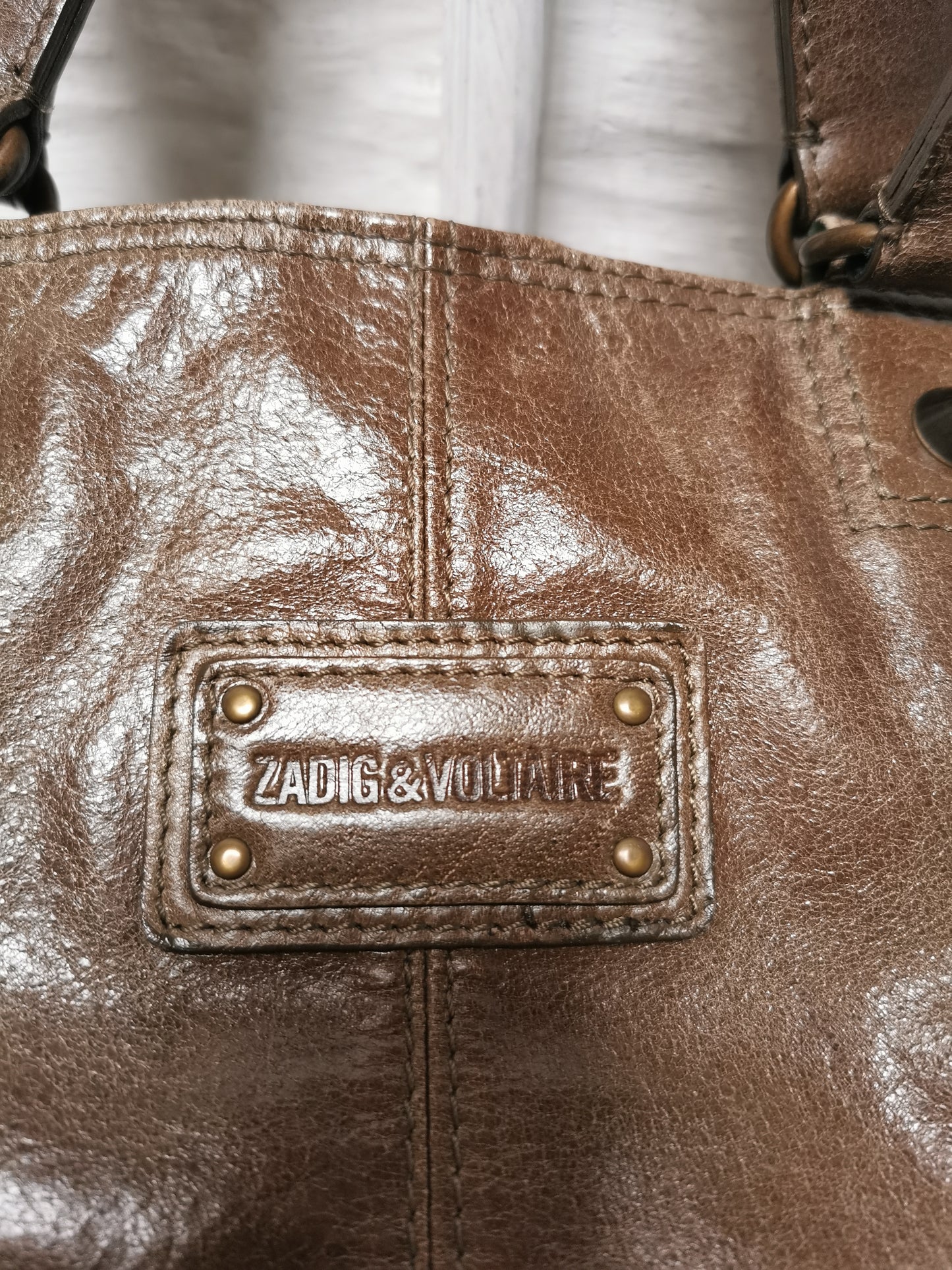 Zadig & Voltaire handtas bruin