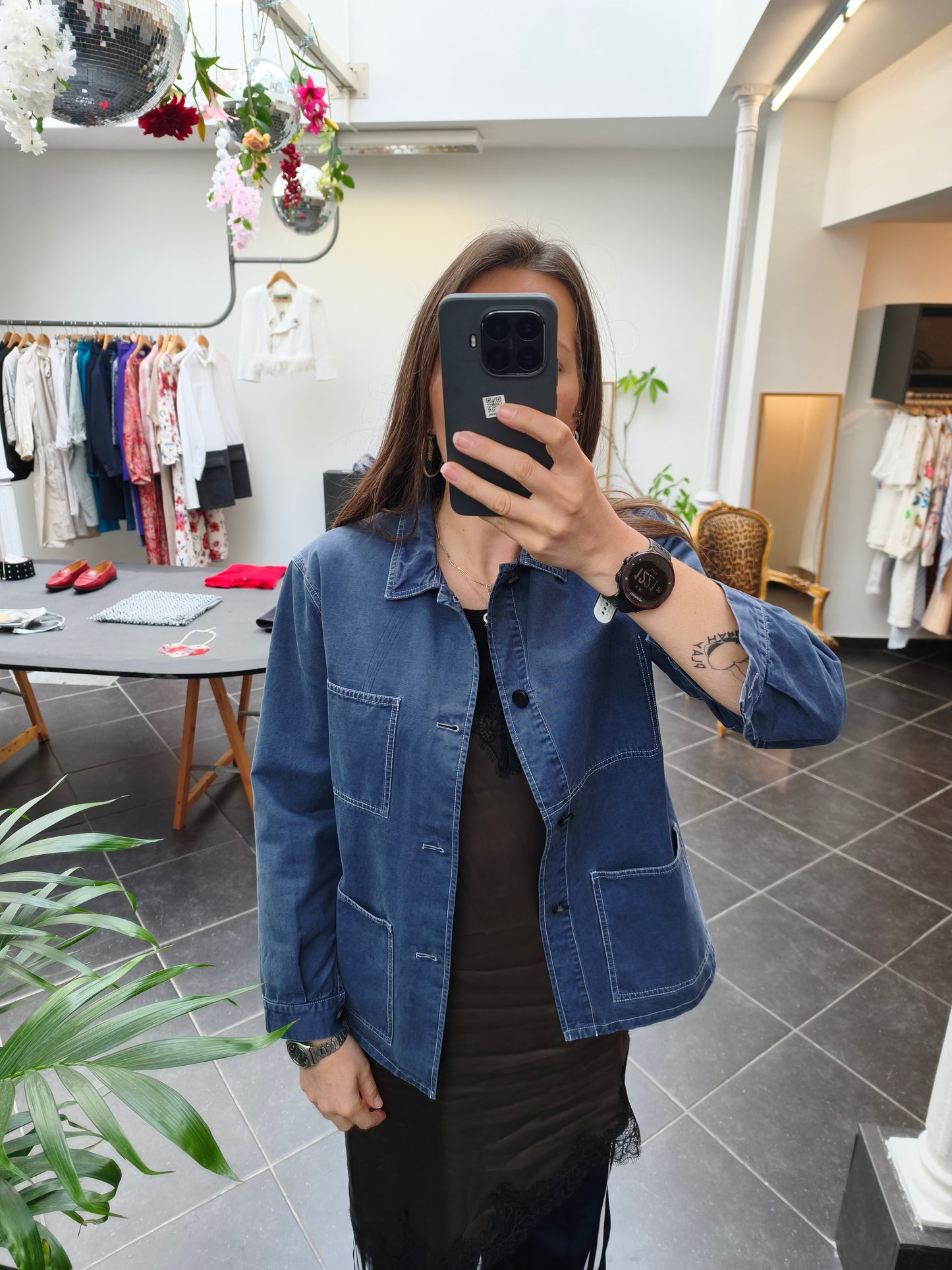 Laurence Bras vest blauw