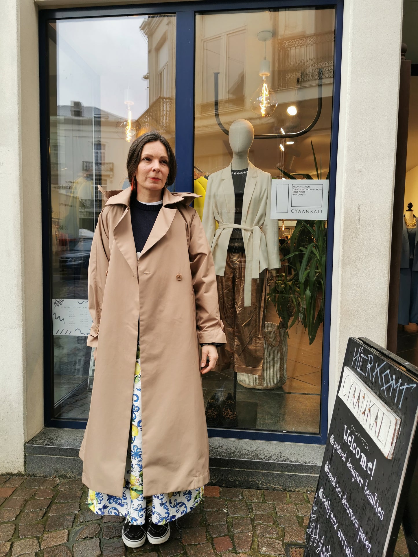 Essentiel trenchcoat bruin