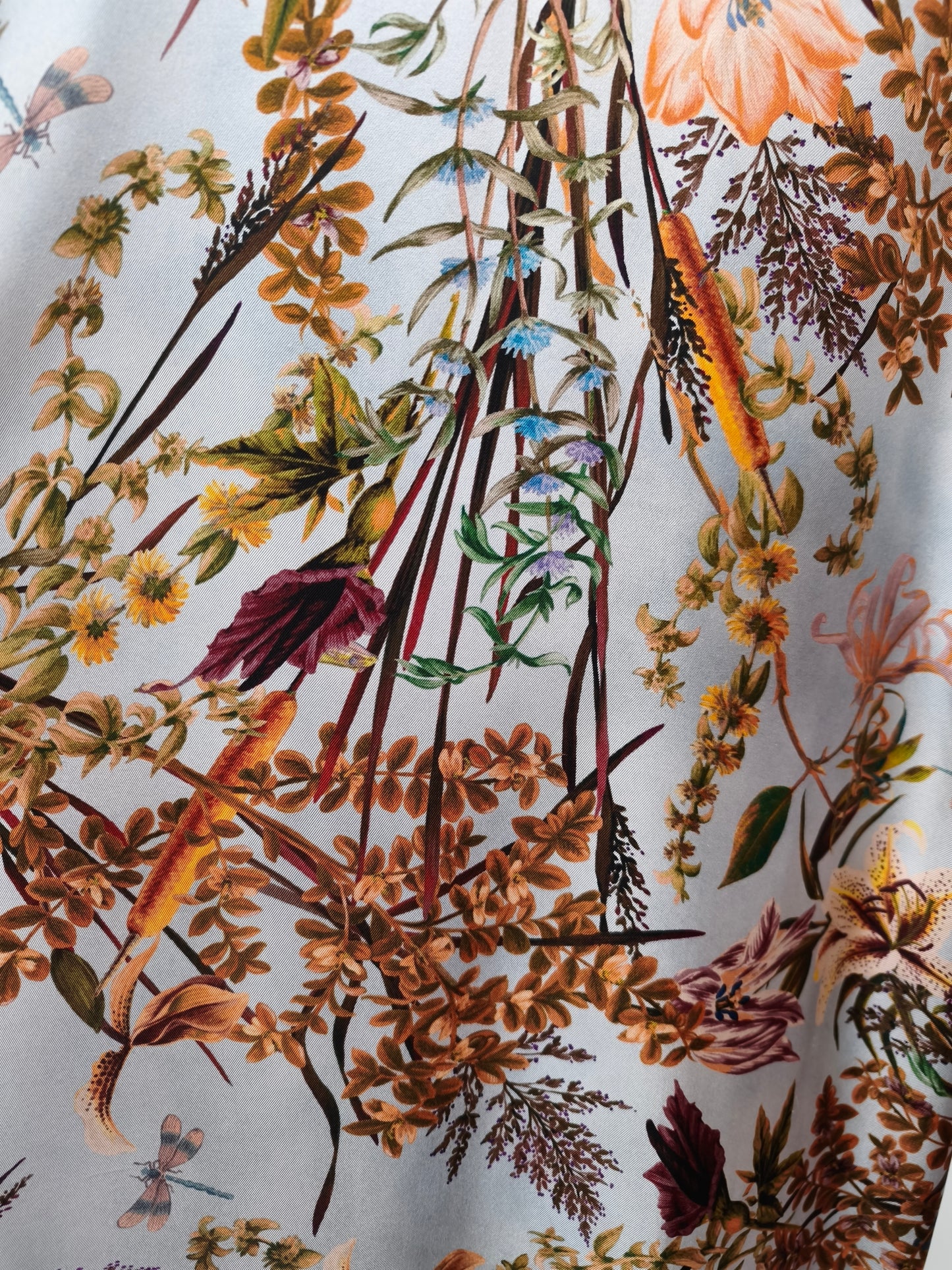 Momoni jurk blauw print bloemen