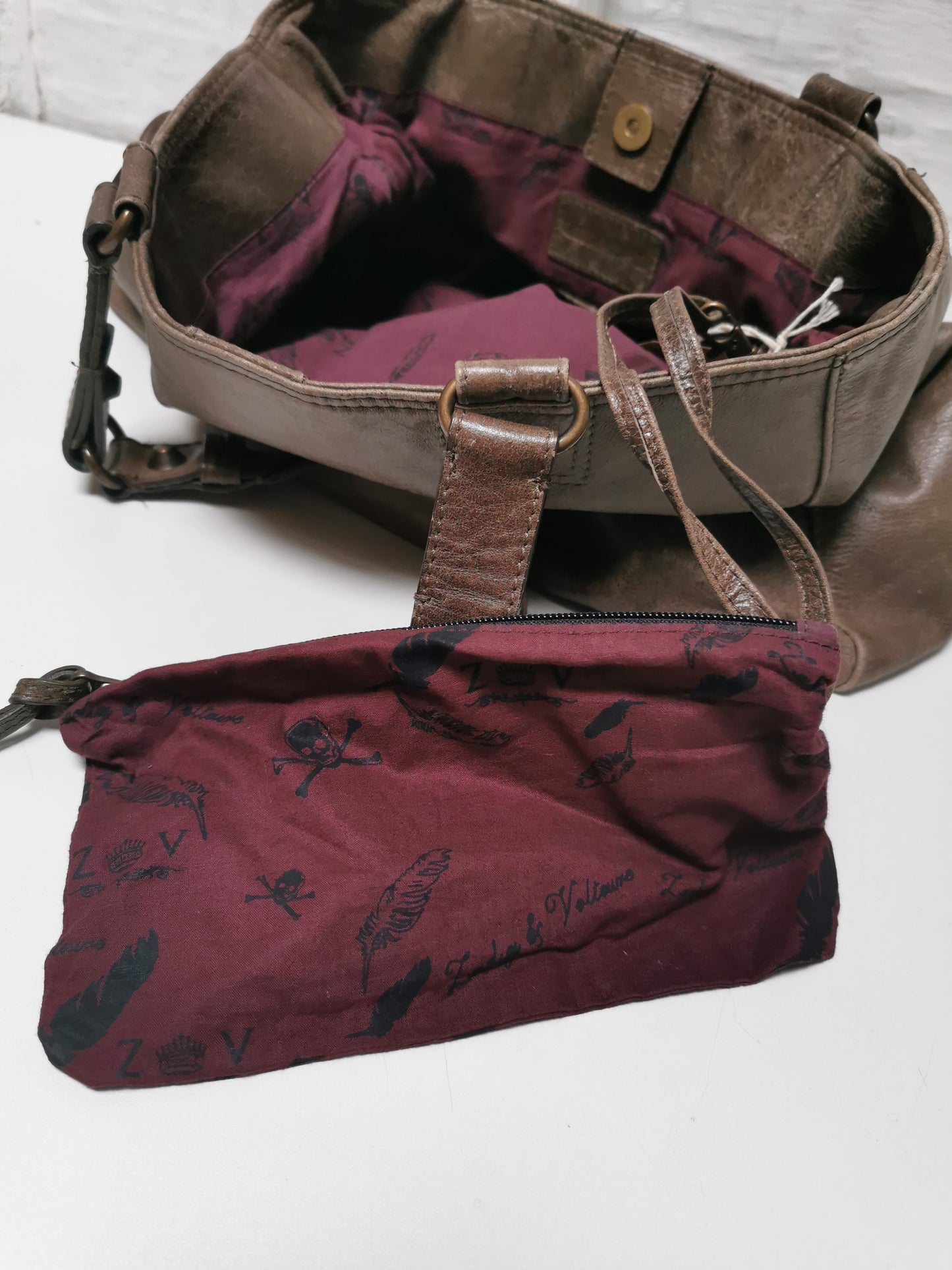 Zadig & Voltaire handtas bruin