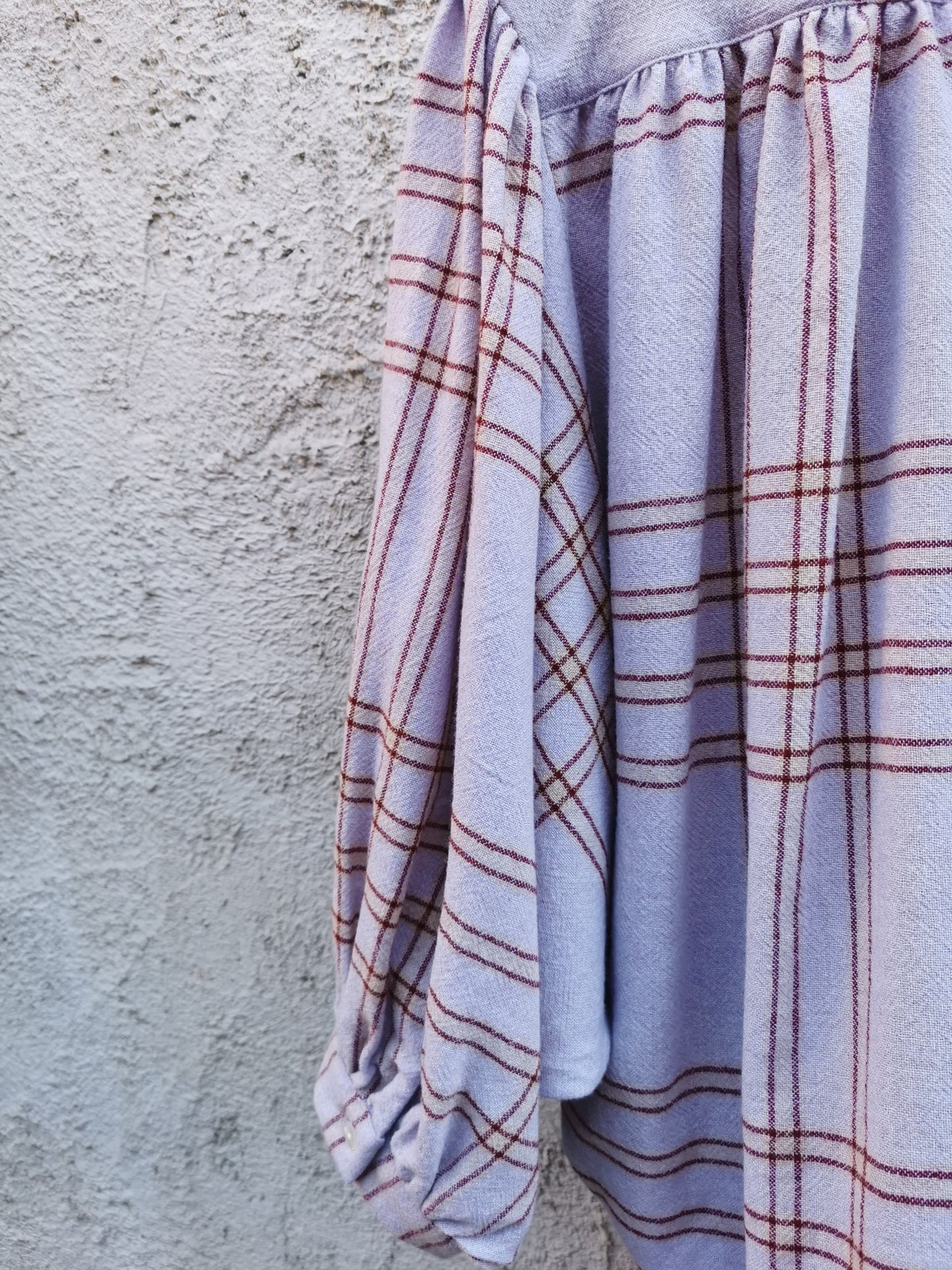 Sea Me Happy Balloon blouse lila