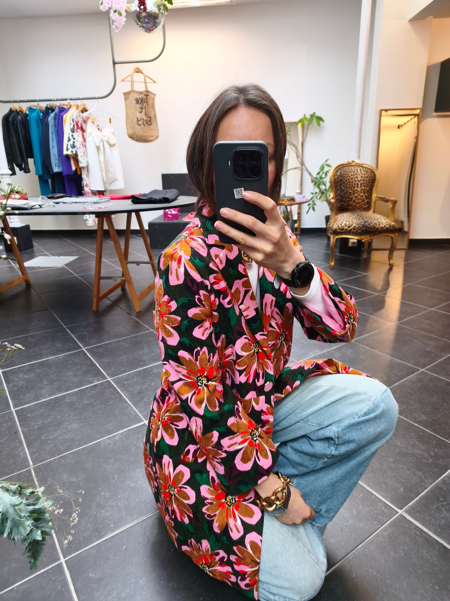 Sand mantel bloemen